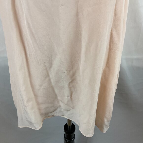 Spartina 449 Top L Light Peach Embroidered Neckline Tie Detail Sleeveless - Picture 5 of 12